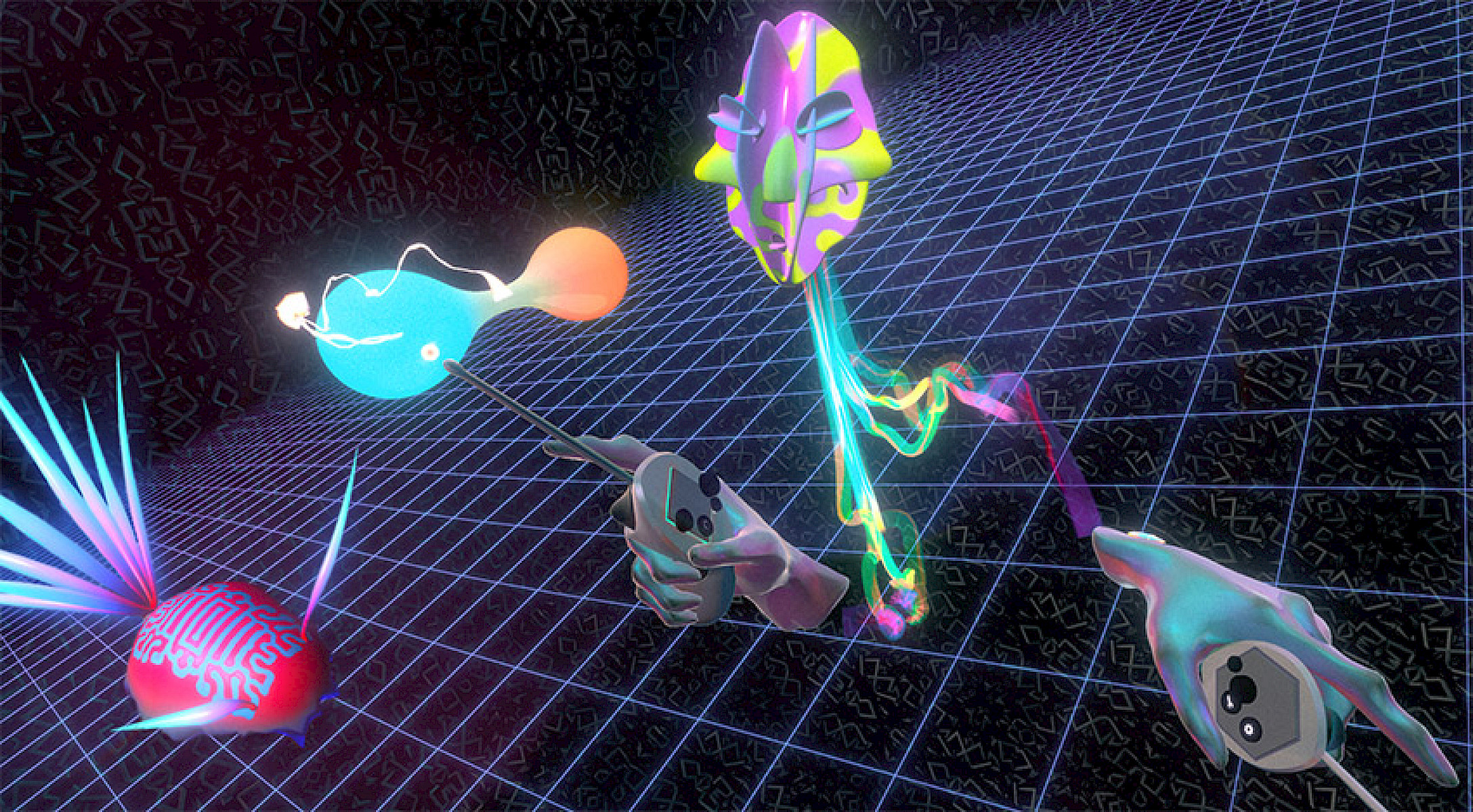 PatchXR provides a proprietary VR environment and music engine. Photograph: PD