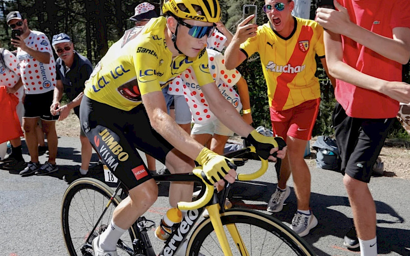The Danish rider Jonas Vingegaard won the Tour de France for the first time in his career. Photo: Jumbo Visma